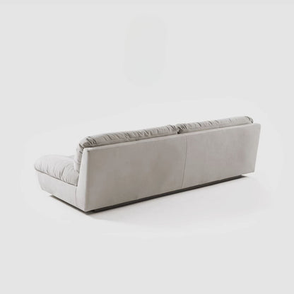 Clora fabric sofa white