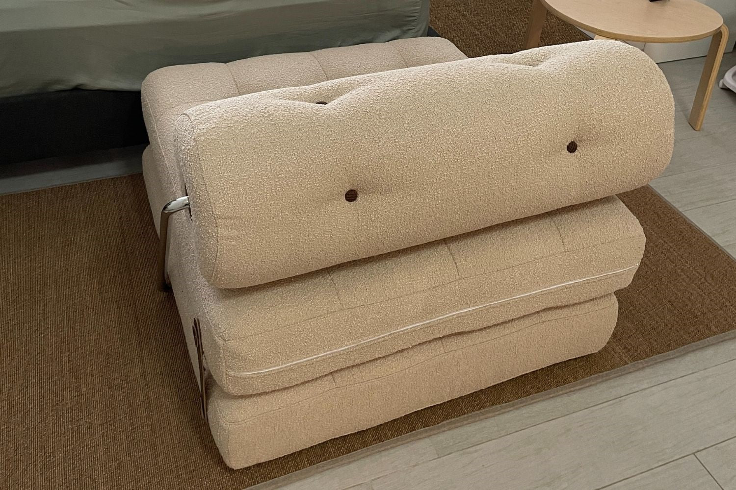 Cob 83cm beige fabric sofa bed Vanutbodee | Jul 24