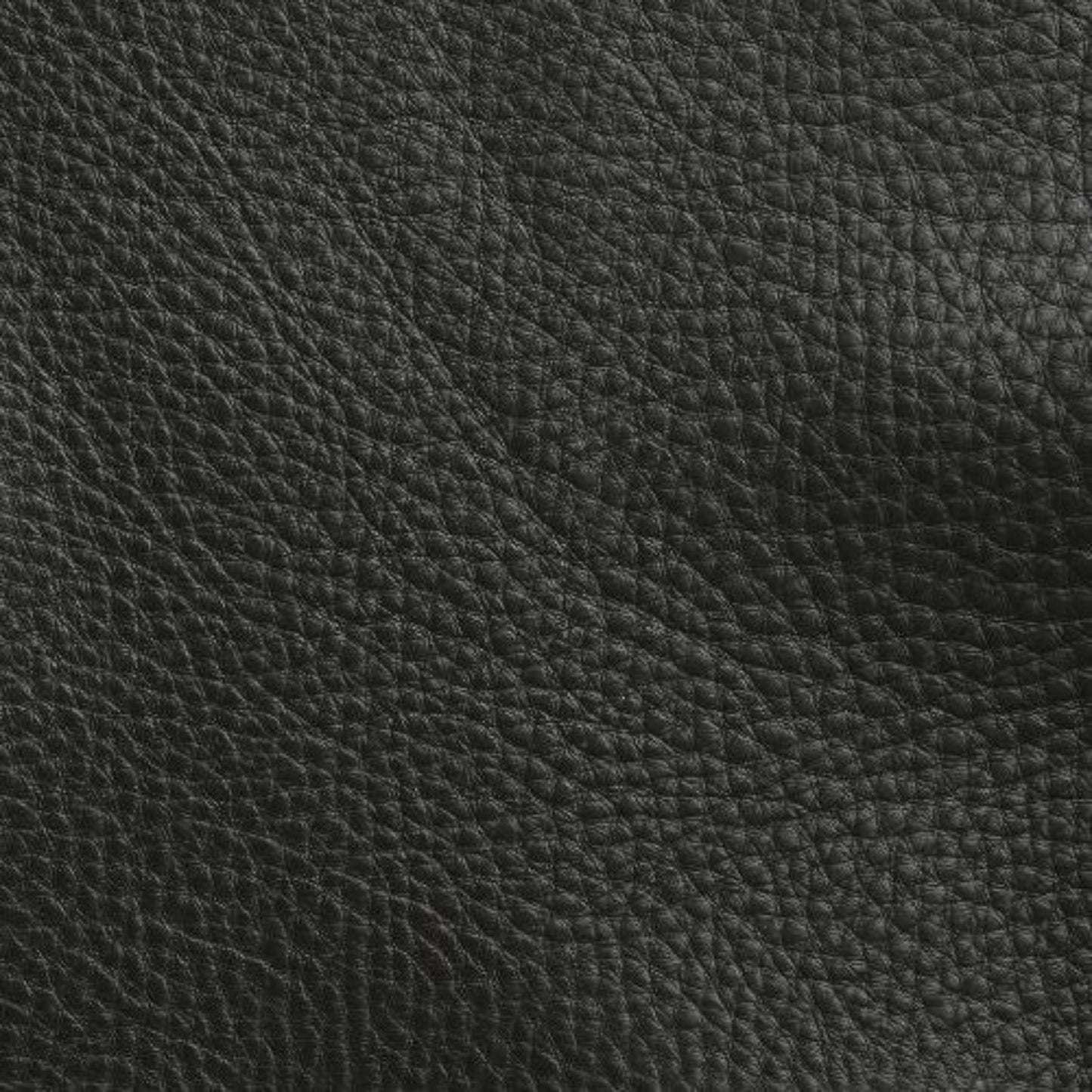 Colby leather ottoman black