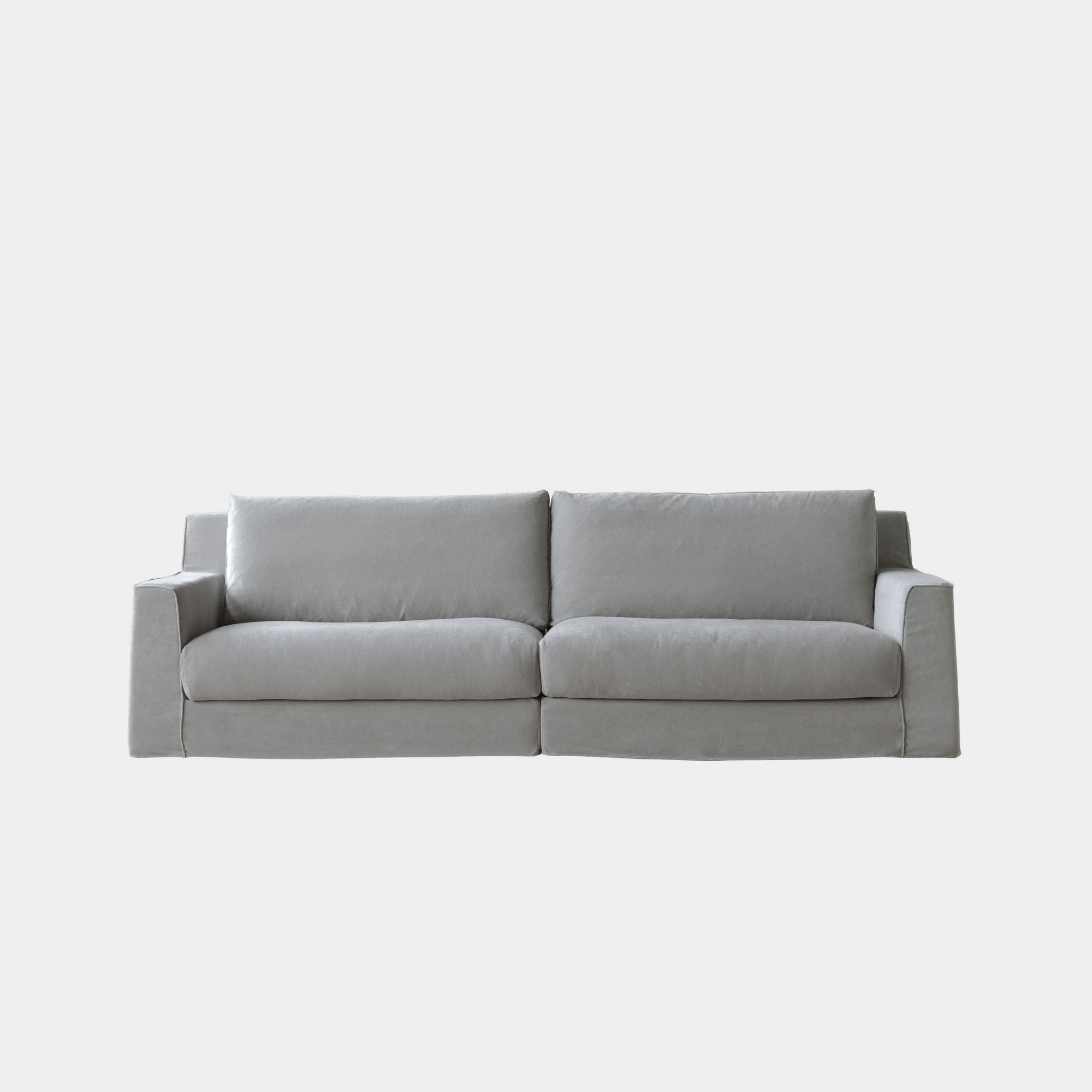 comfort fabric sofa grey