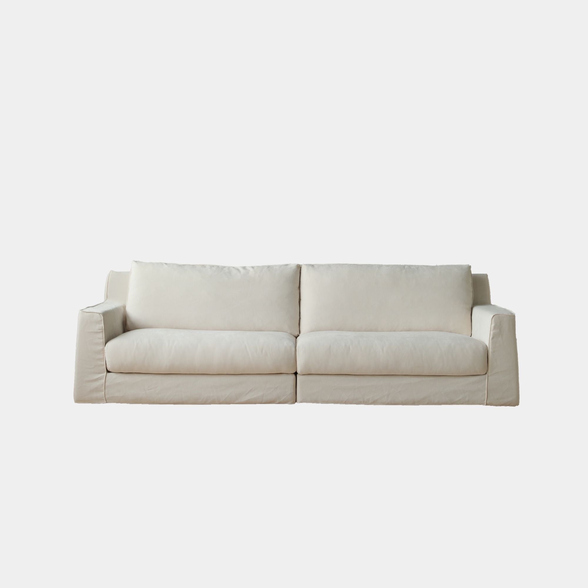 comfort fabric sofa white