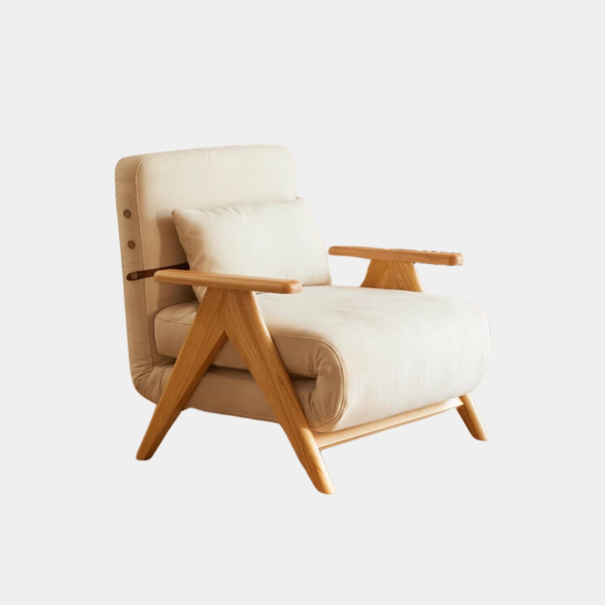 corona fabric sofa bed beige