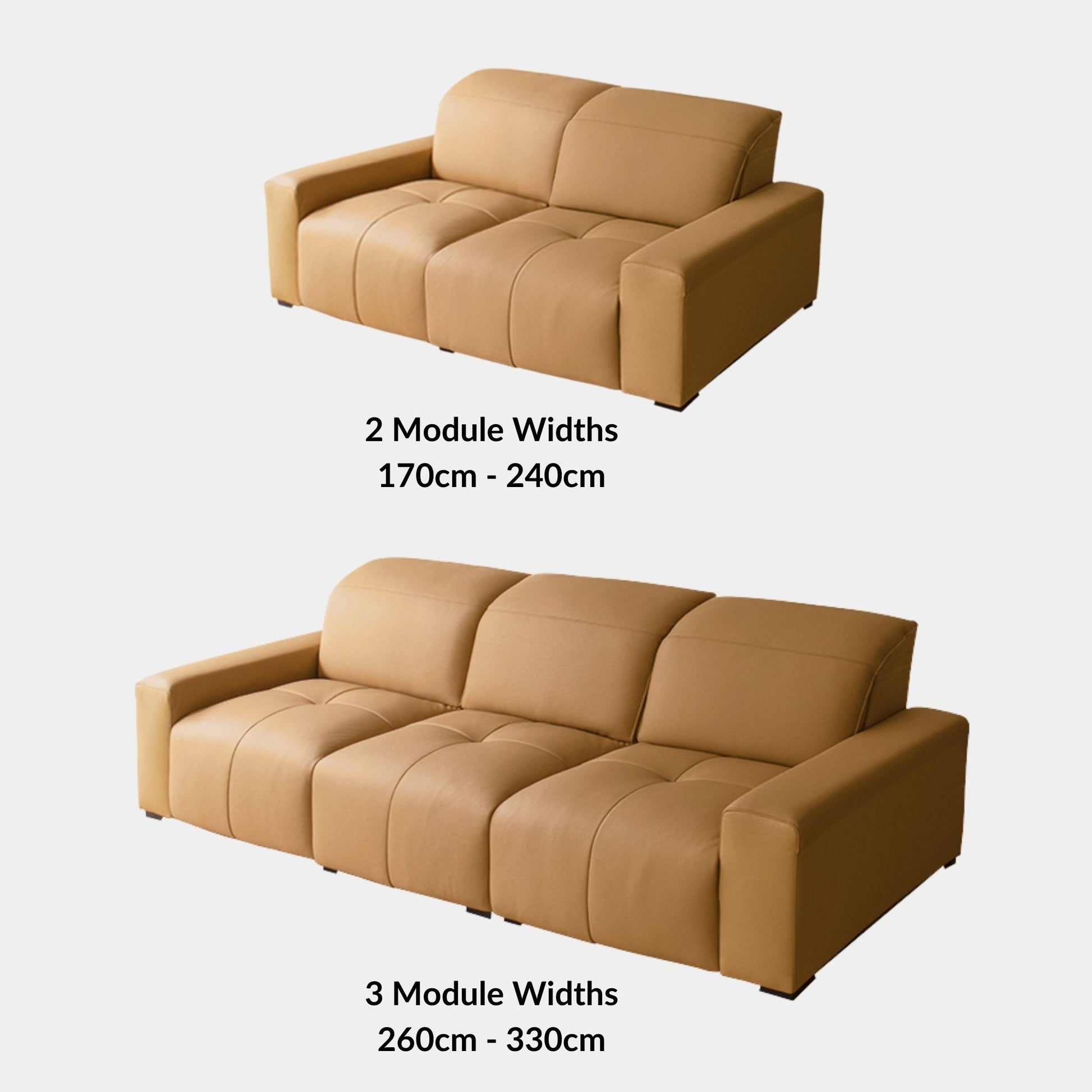 Cove brown faux leather sofa