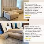 Reviews for Cove l-shape sectional sofa
