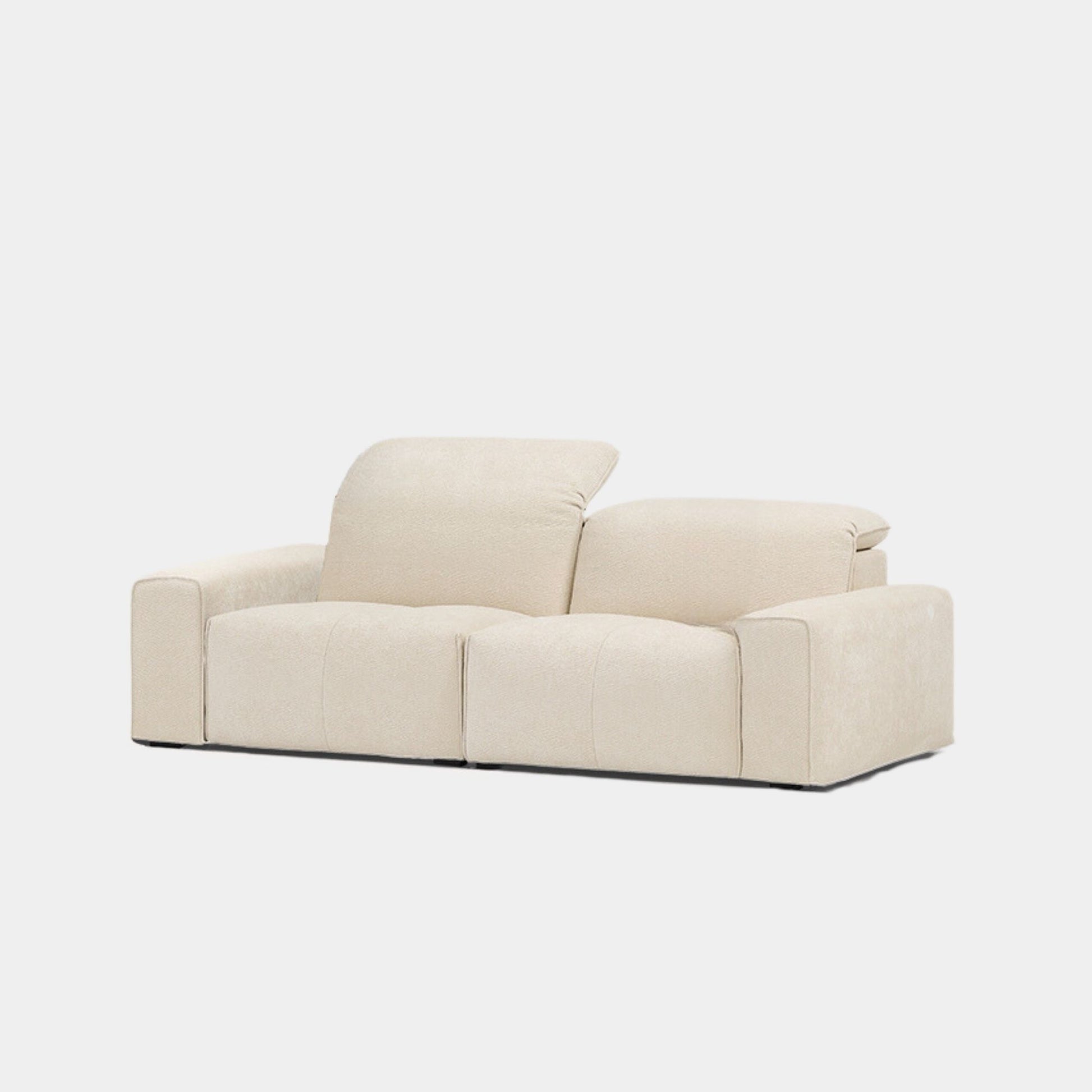 Cove white fabric sofa