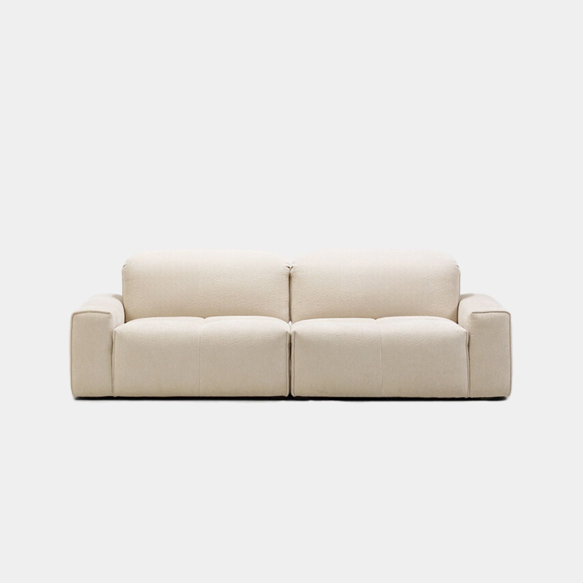 Cove white fabric sofa