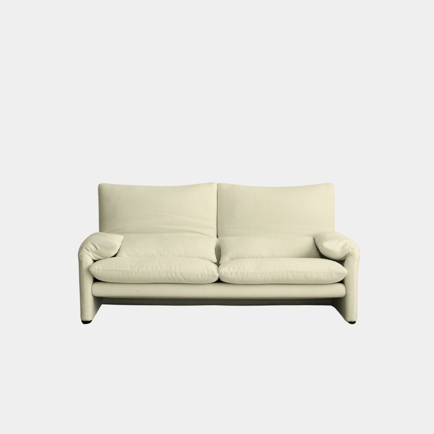 crest fabric adjustable backrest sofa beige