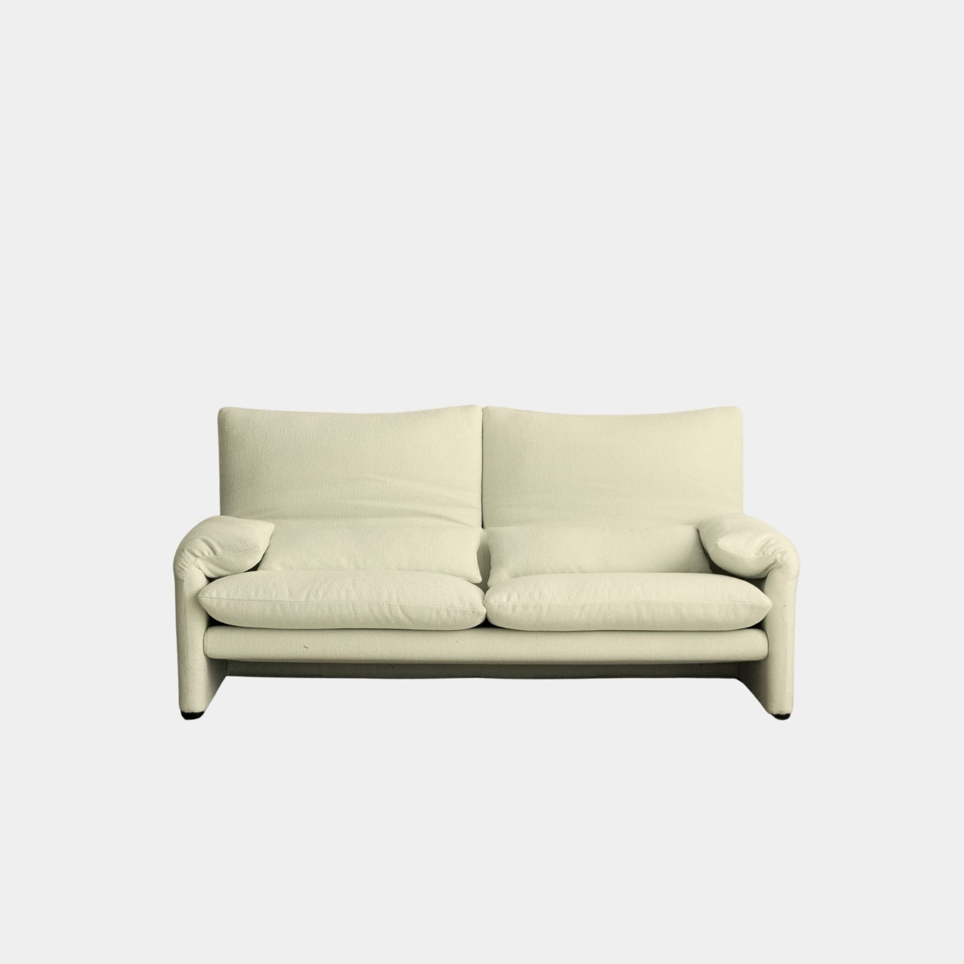 crest fabric adjustable backrest sofa beige