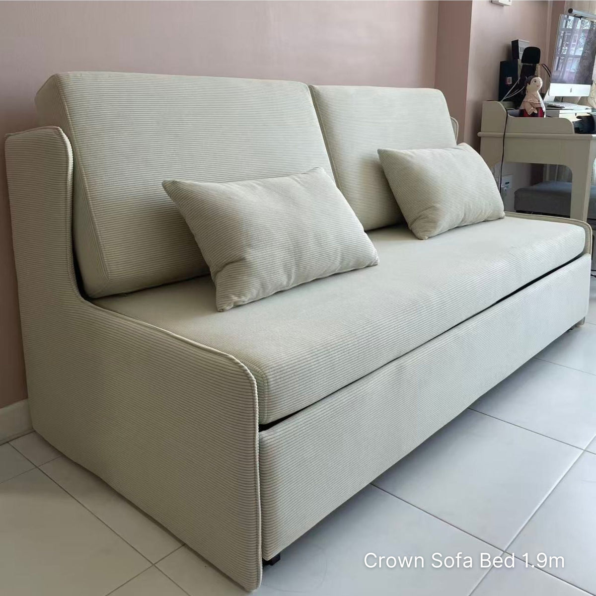 Crown Fabric Sofa Bed