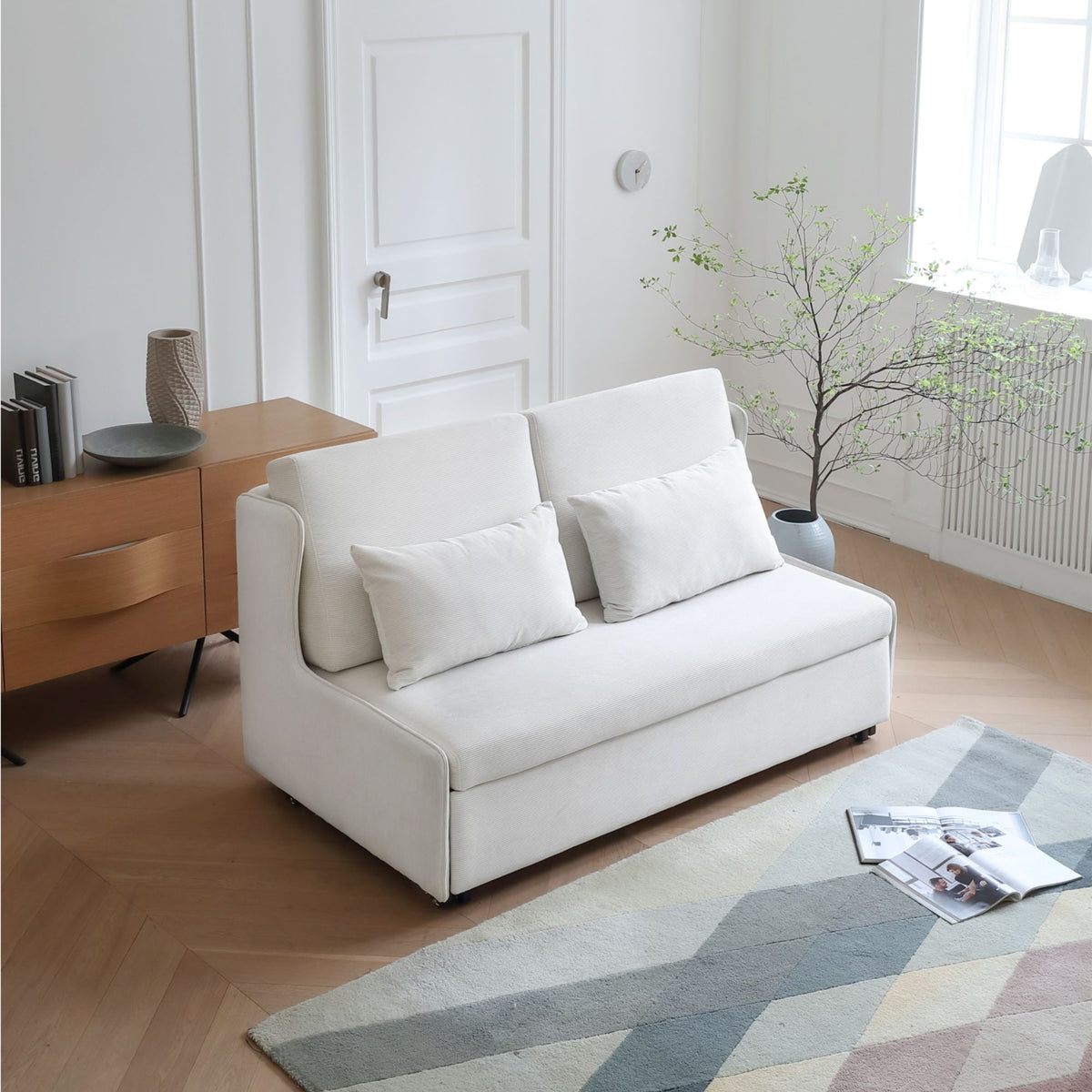 Crown Fabric Sofa Bed
