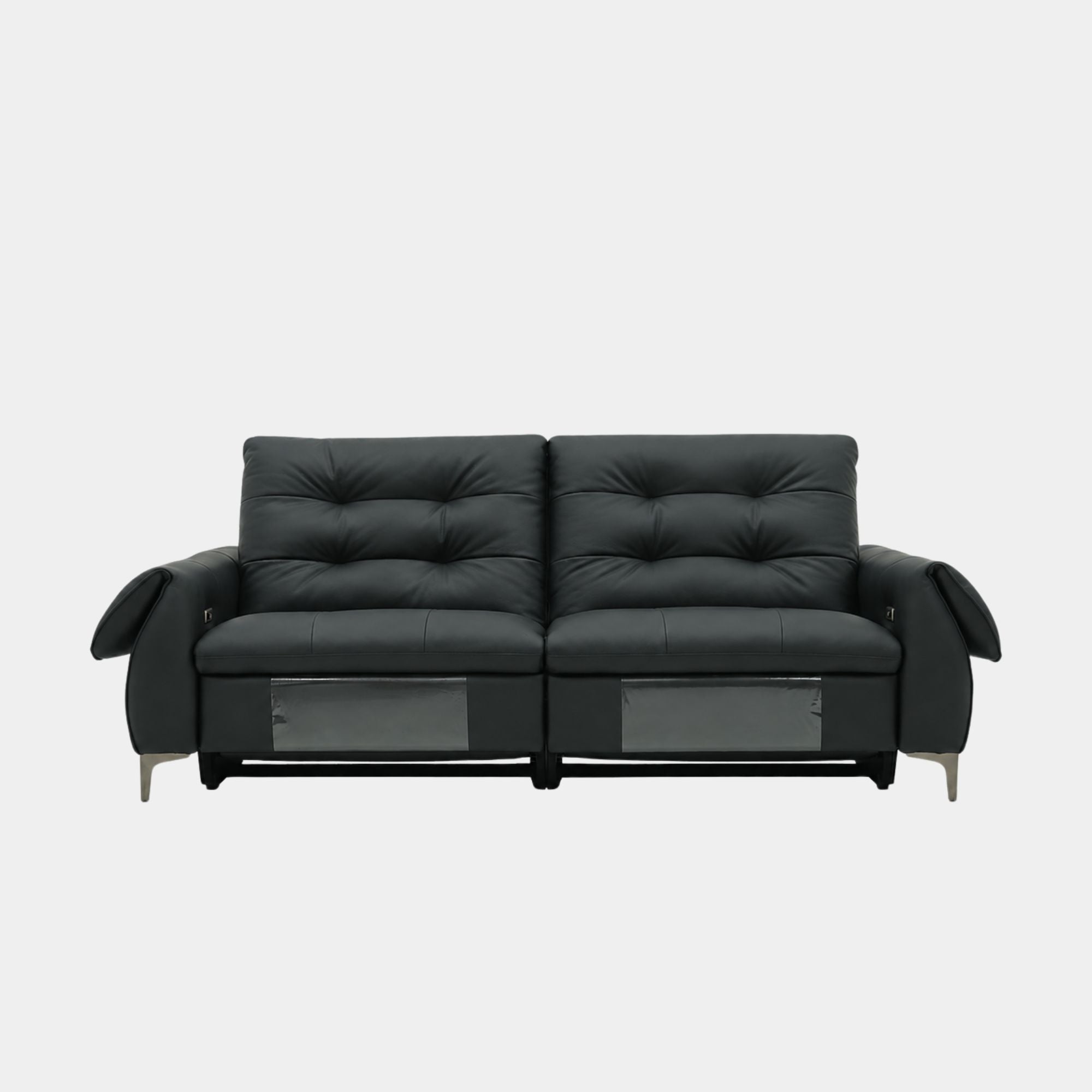 cruise 2 seat recliner sofa black