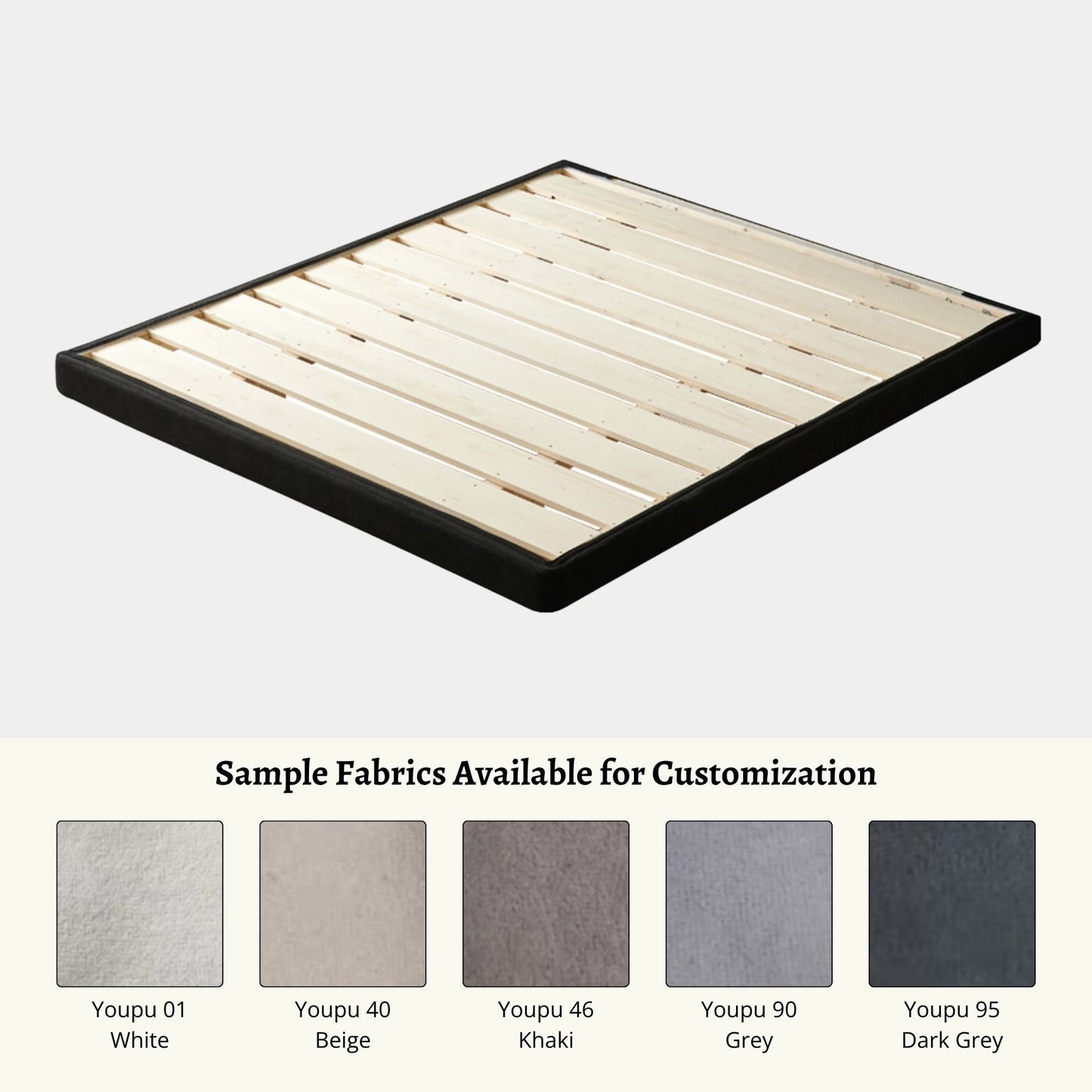 Crystal fabric bed frame fabric colour customization samples (Other)