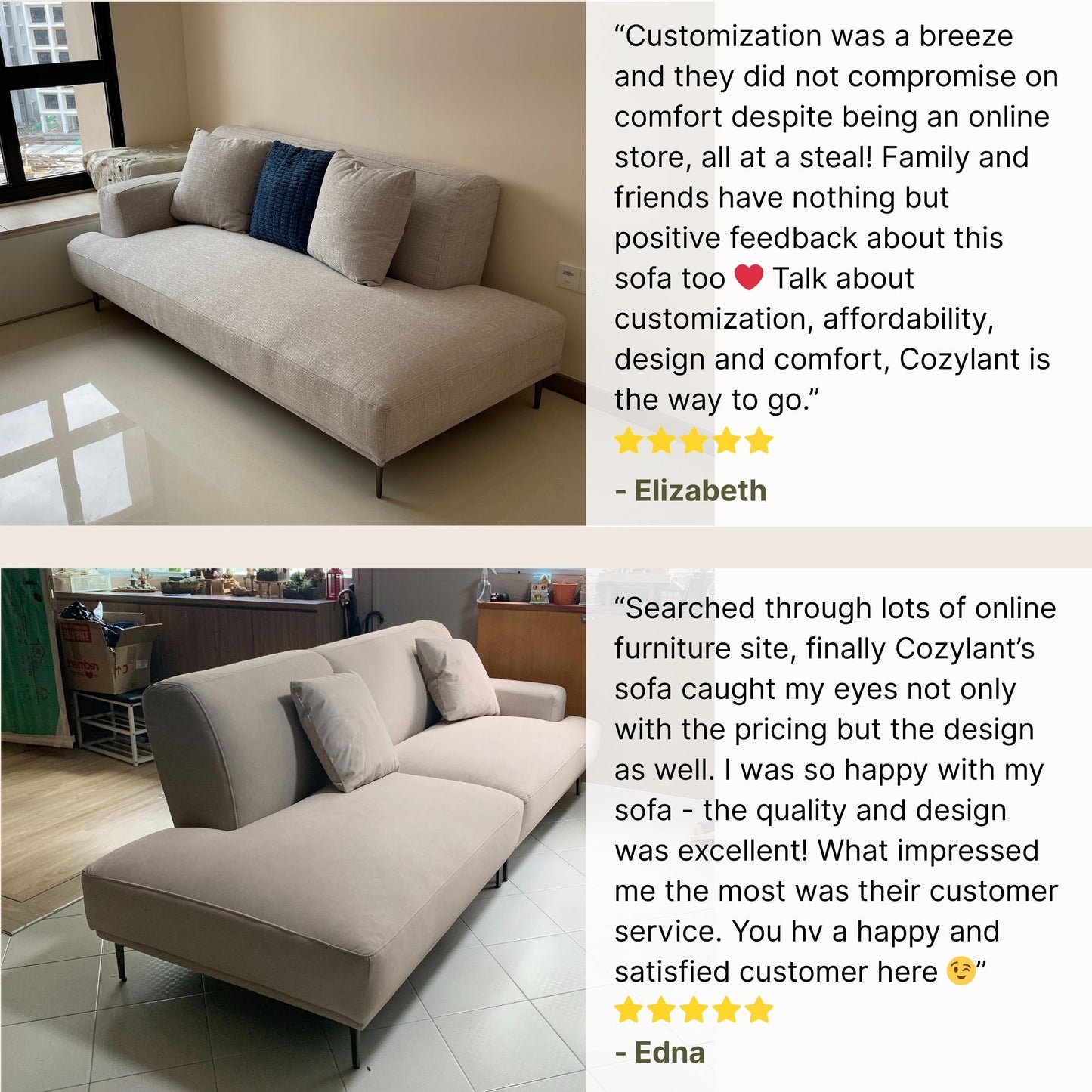 Good reviews for Crystal fabric one arm sofa