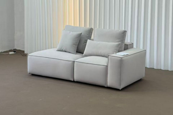 Cubix 185cm one arm sofa beige fabric sofa XinMe Chen | Sep 25