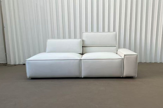 Cubix 200cm White (Furla 42) Adjustable Backrest Fabric Sofa Lee Wei Vern | Feb 26