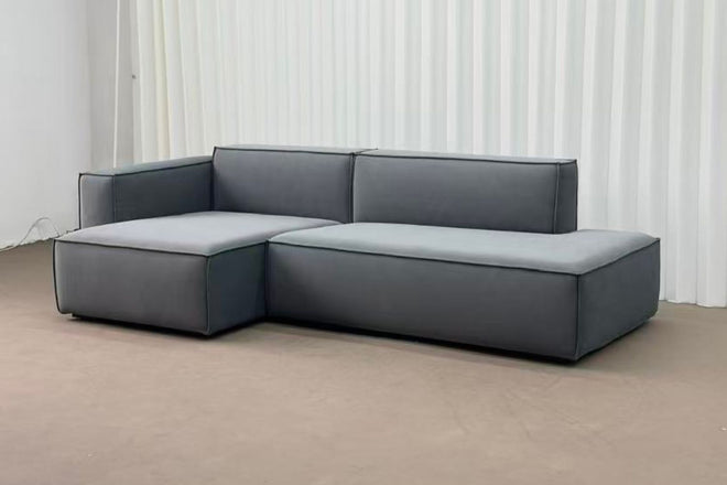 Cubix 255cm Dark Grey Fabric L Shape Sectional Sofa Dexter Lim | Apr 26