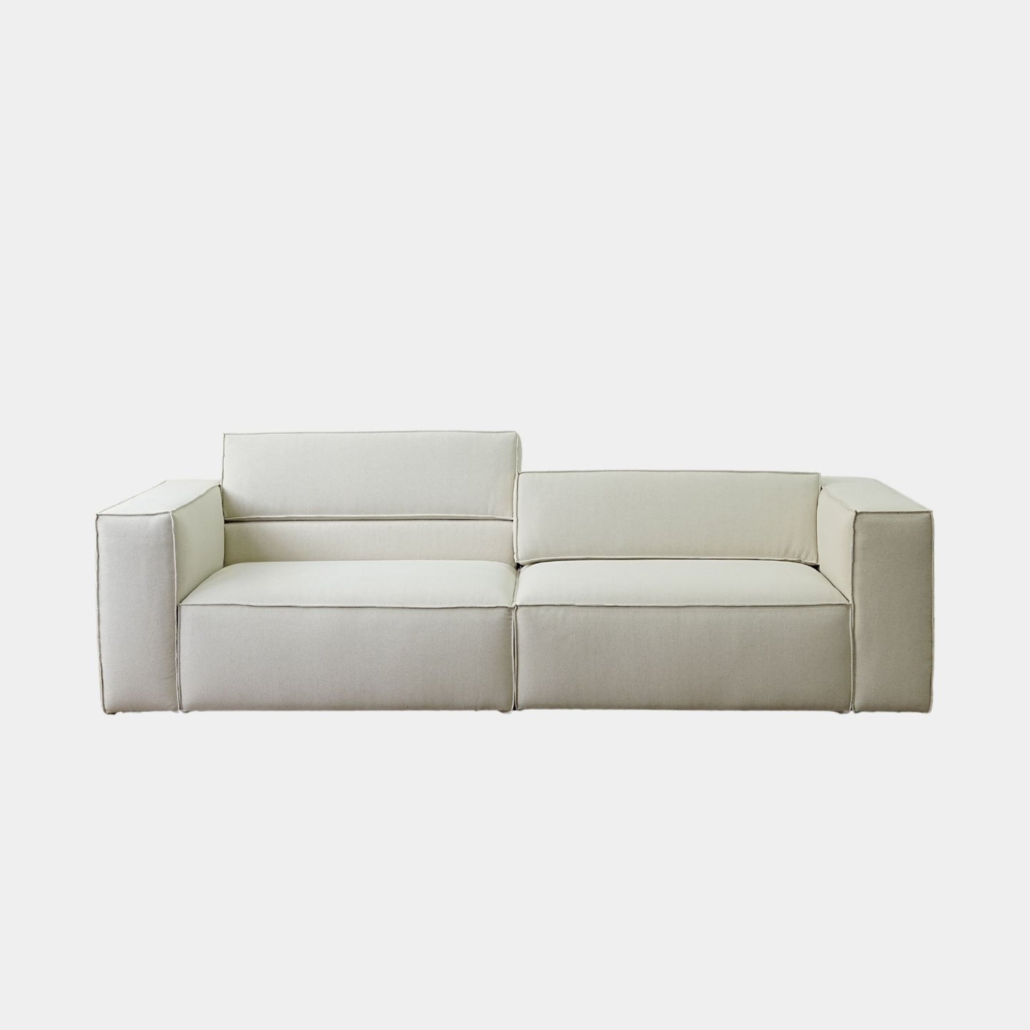 cubix adjustable backrest fabric sofa beige