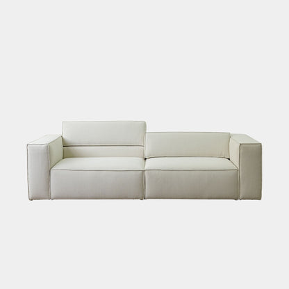 cubix adjustable backrest fabric sofa beige