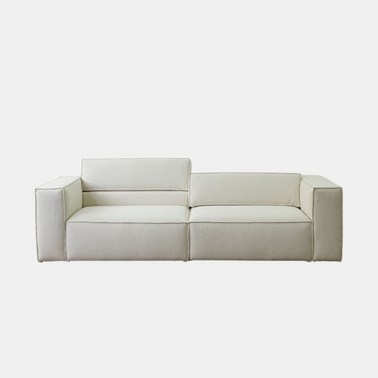 cubix adjustable backrest fabric sofa beige