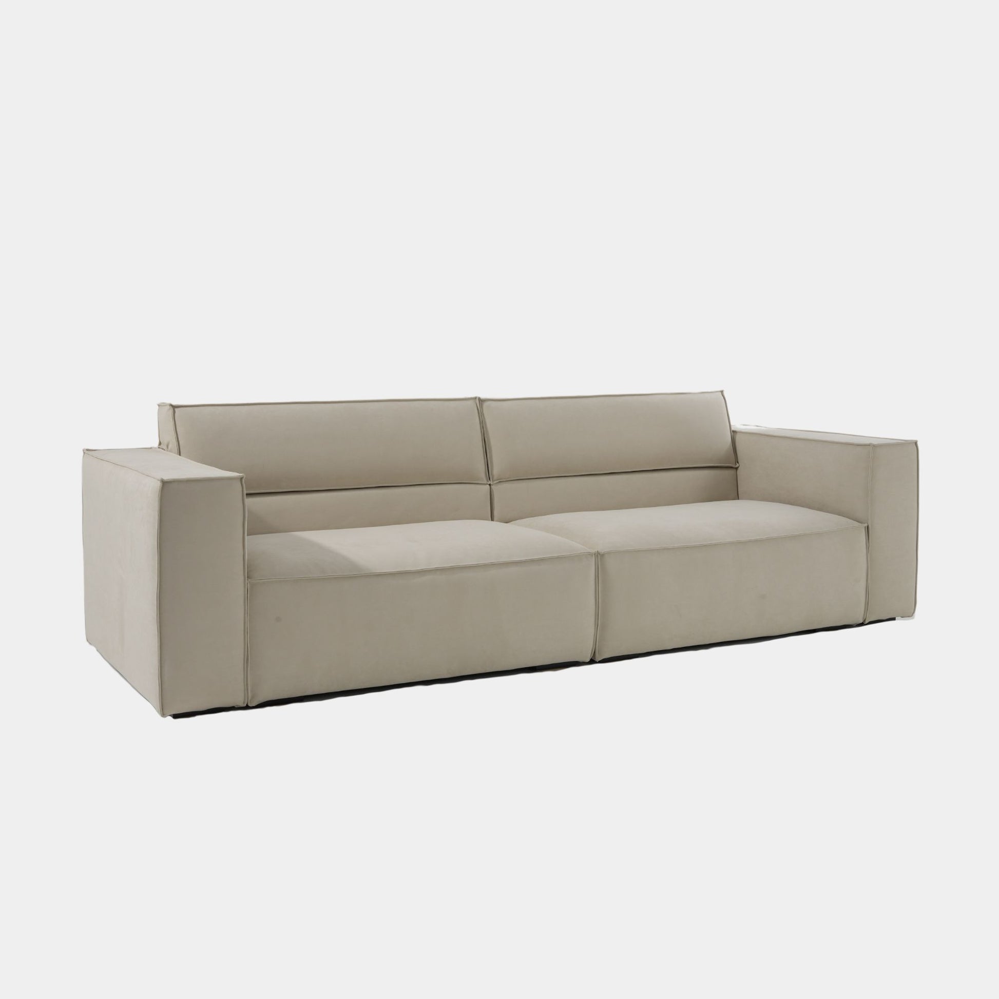 Cubix adjustable backrest sofa beige