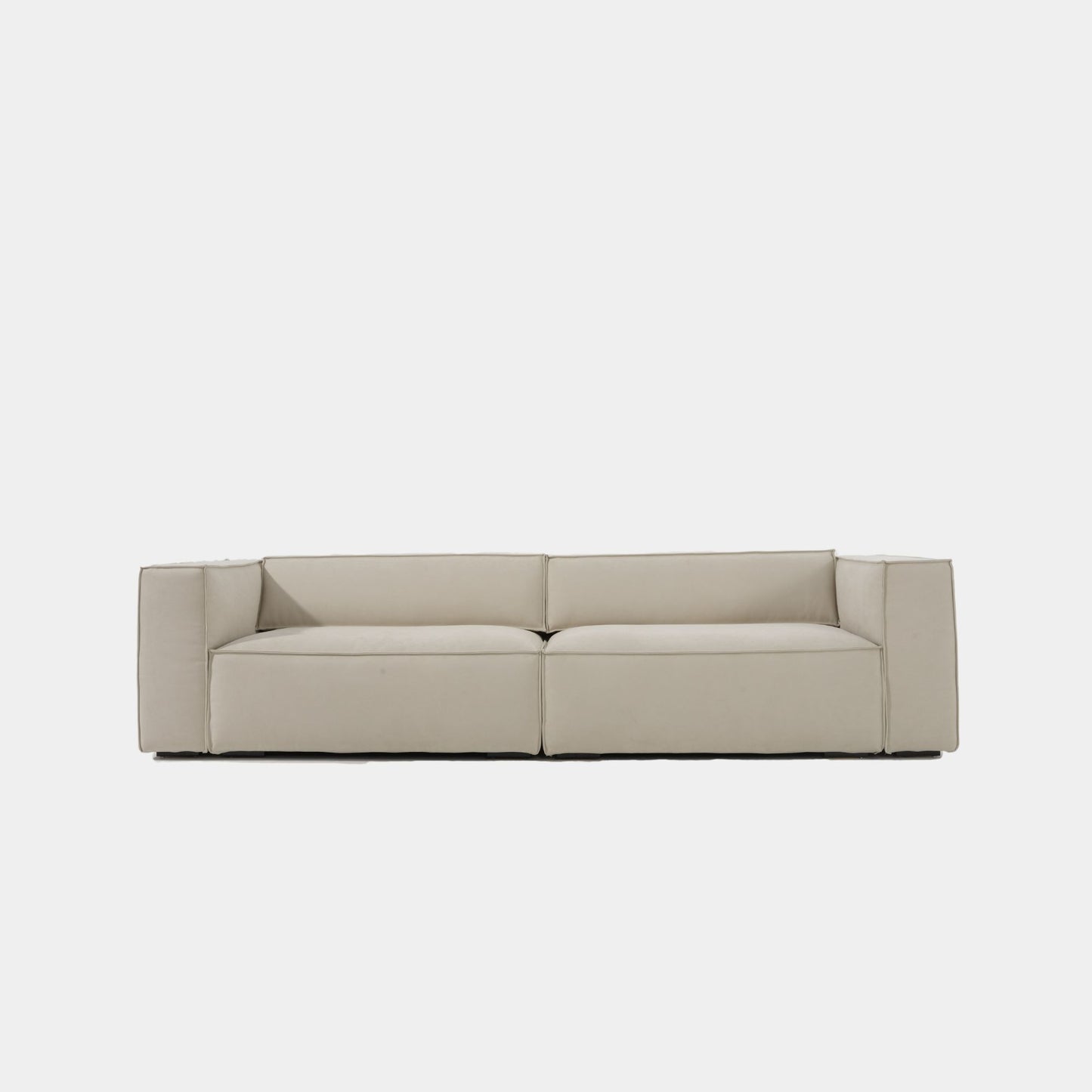 Cubix adjustable backrest sofa beige