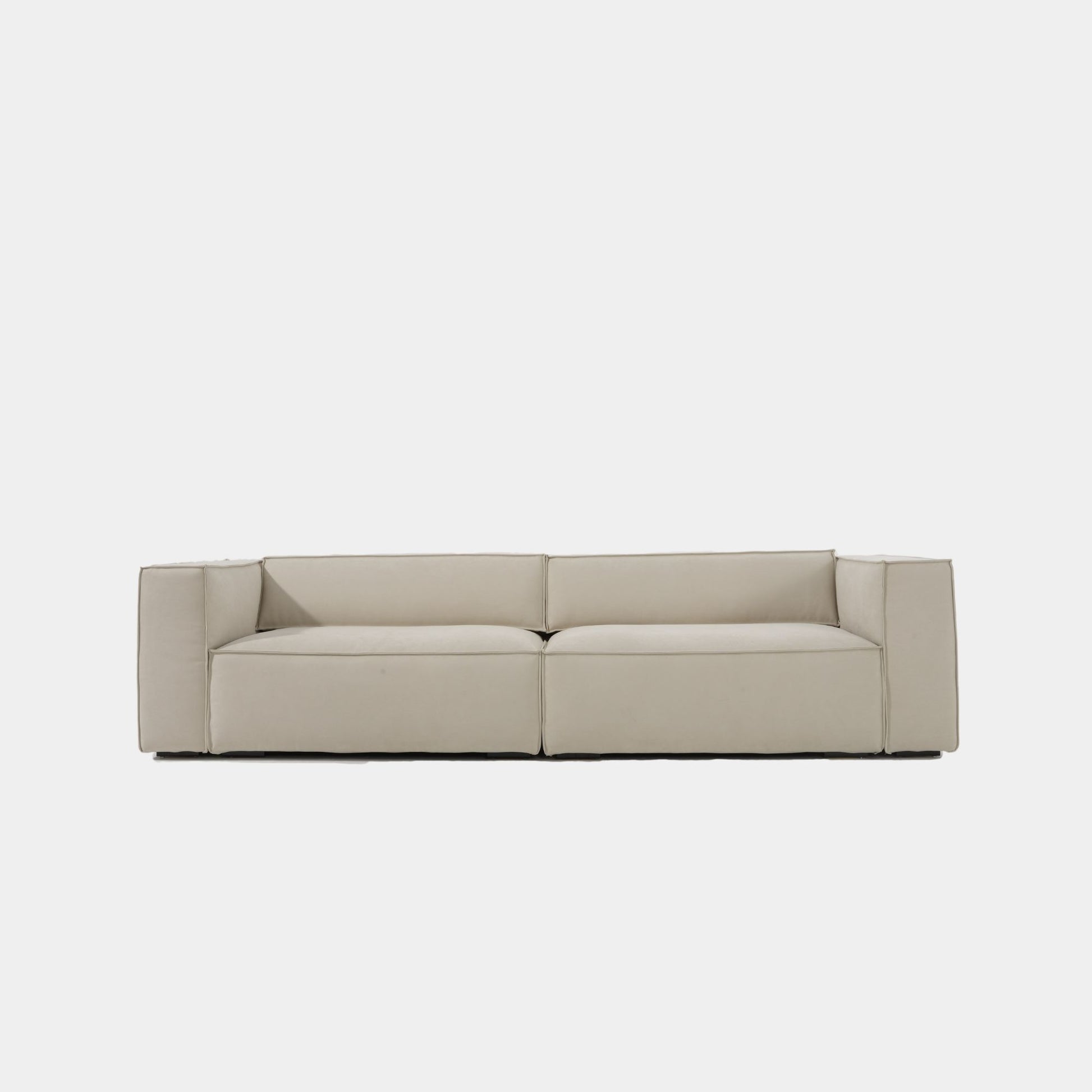 Cubix adjustable backrest sofa beige