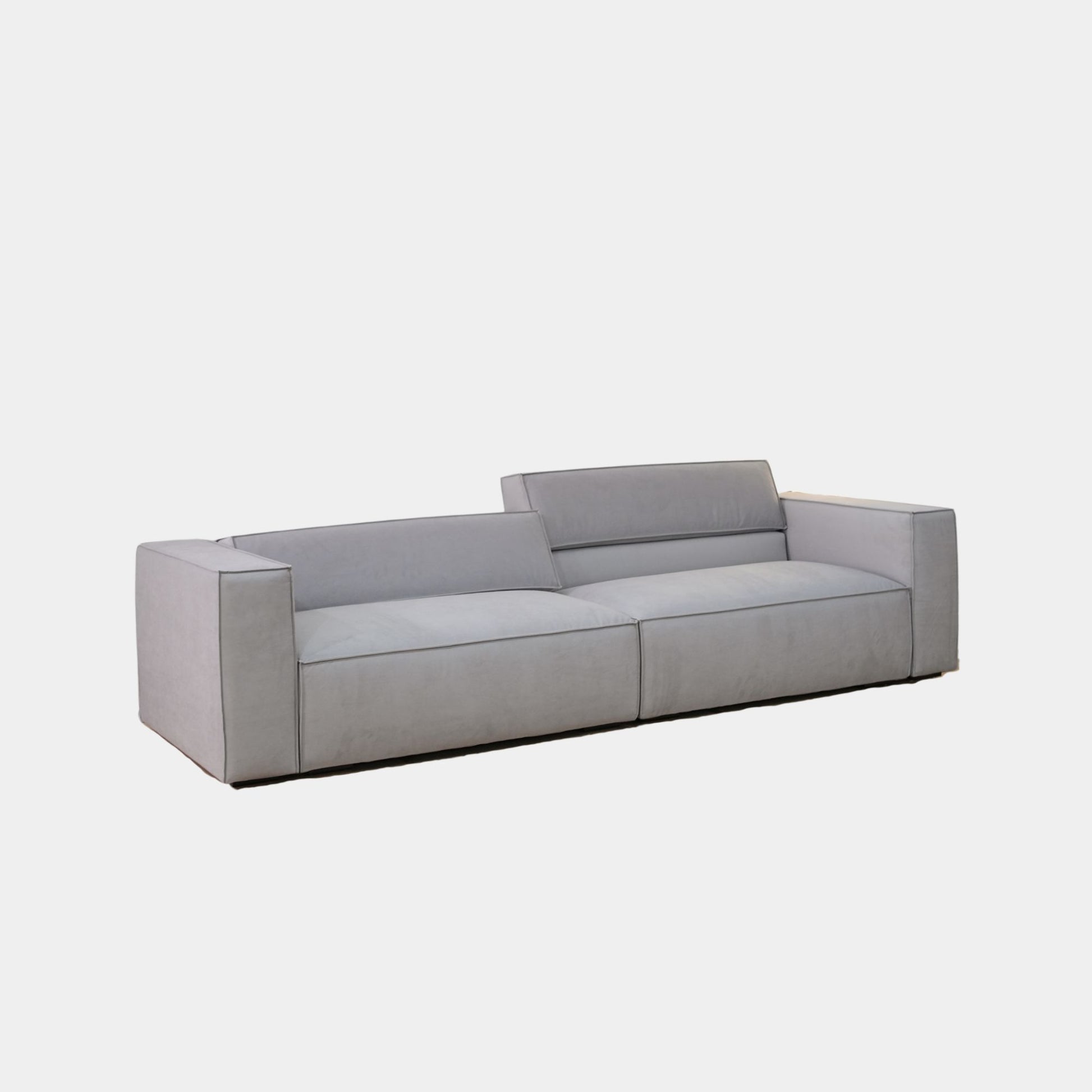Cubix adjustable backrest sofa grey