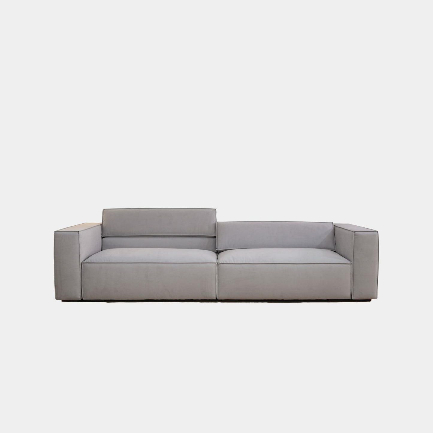 Cubix adjustable backrest sofa grey