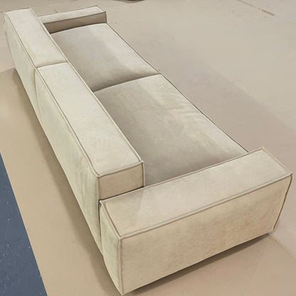 Cubix fabric sofa beige