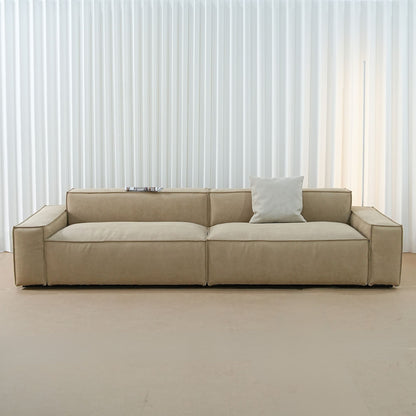 Cubix fabric sofa beige