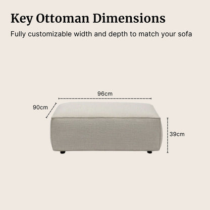 Cubix Fabric Ottoman