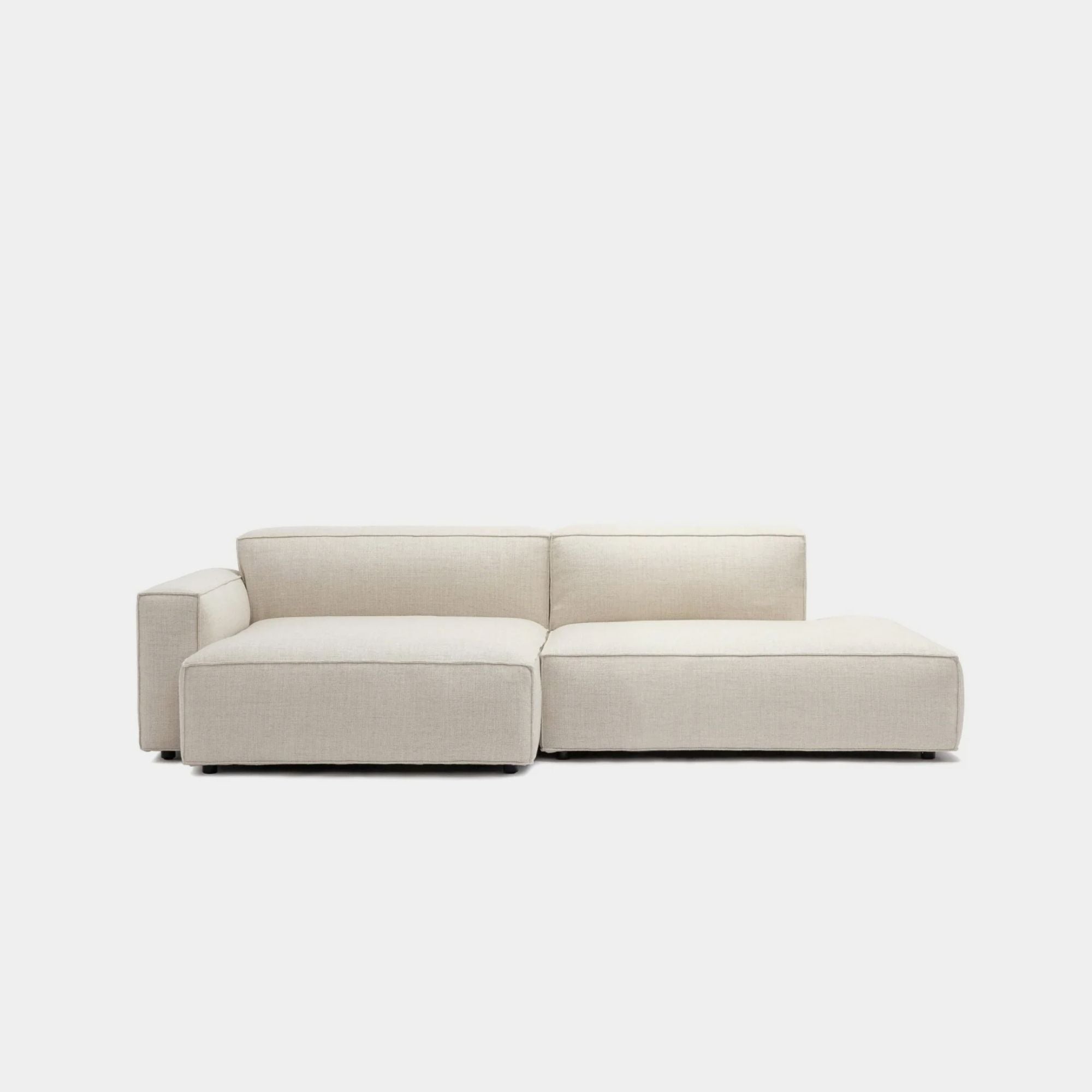 Cubix Fabric L Shape Sectional One Arm Sofa | Singapore