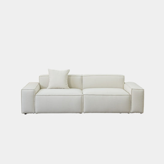 cubix fabric sofa white