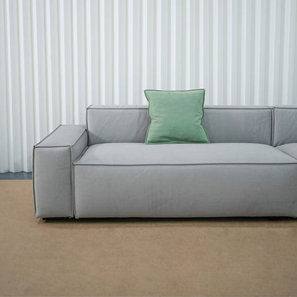 Cubix fabric sofa grey