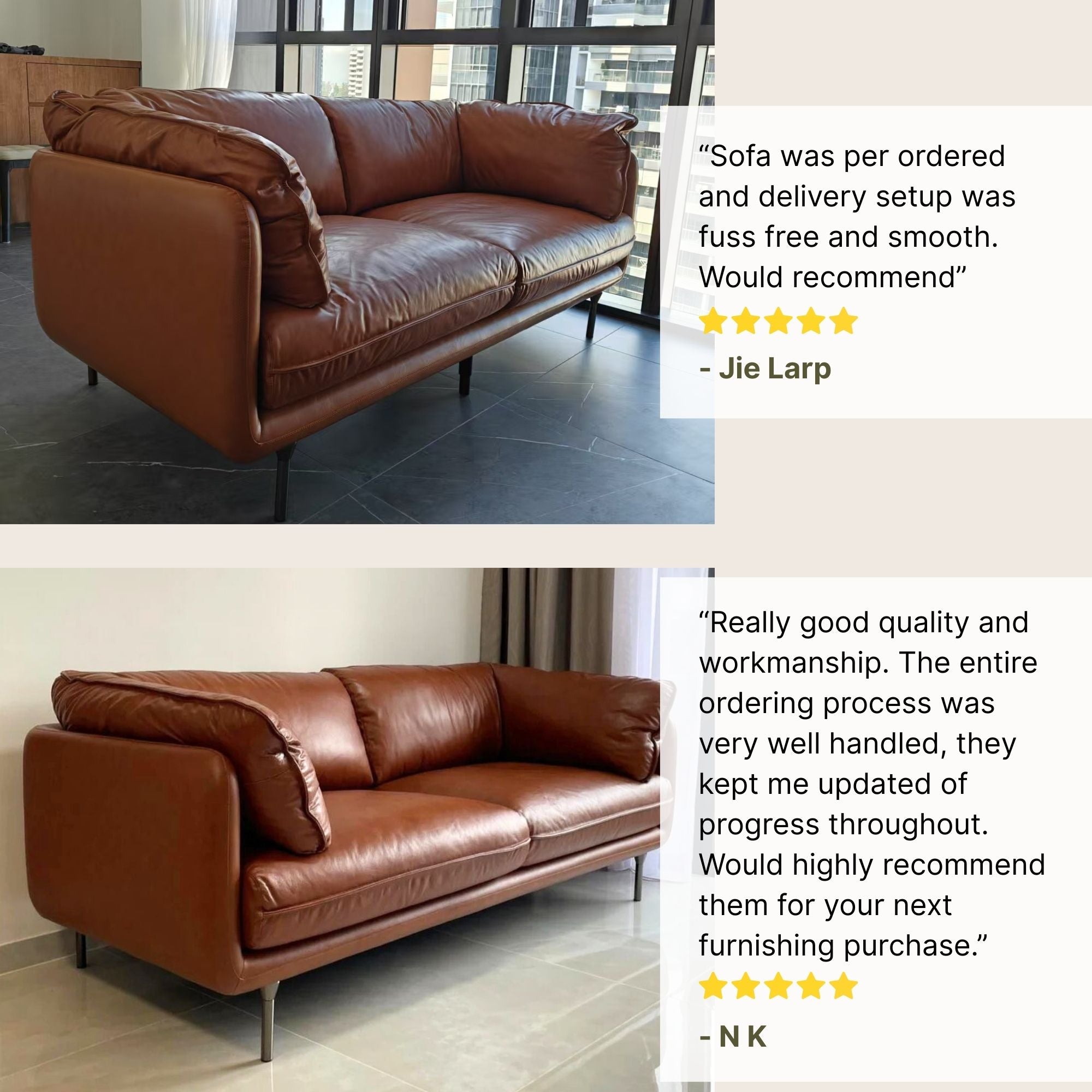 Cuddle grey leather sofa reviews