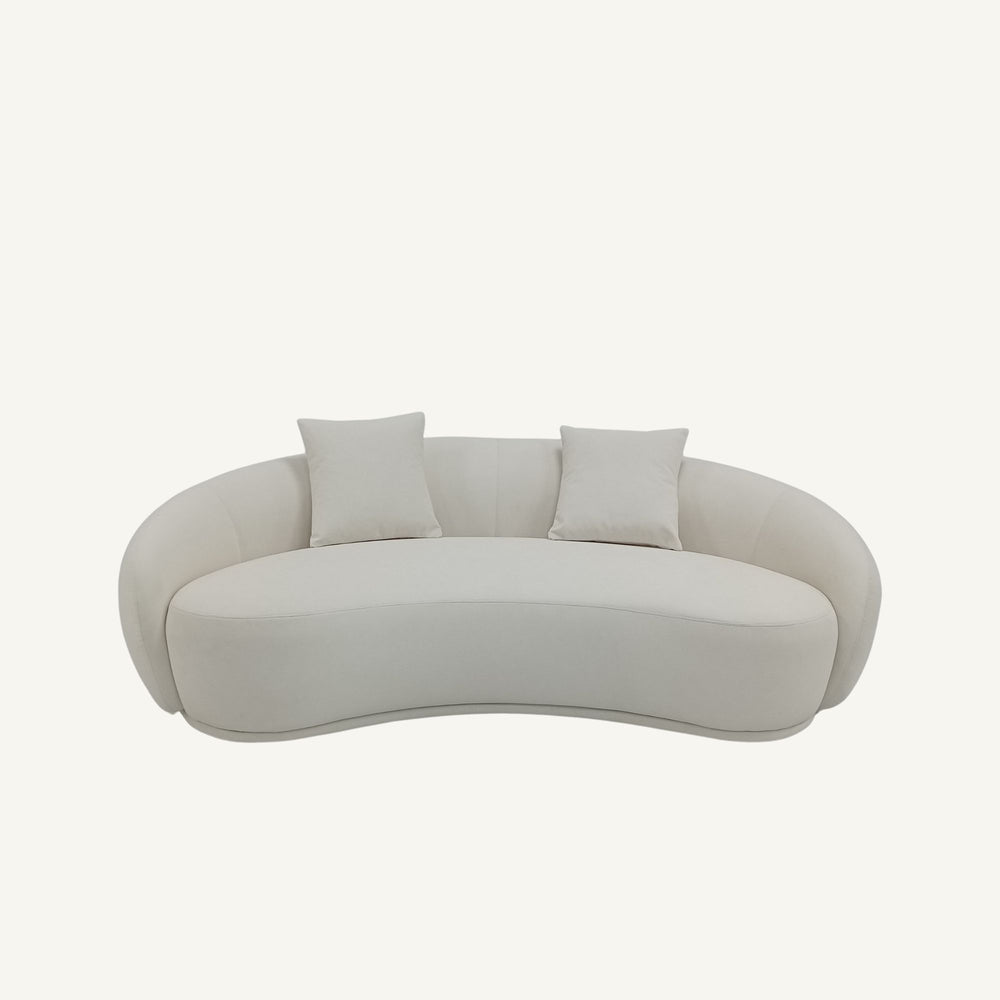 
    Colour — 
    Cashew Sofa in White