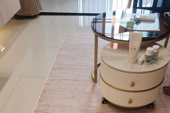 Ocean water resistant rug - Sandstone 230cm x 160cm Hong Kiat Ng