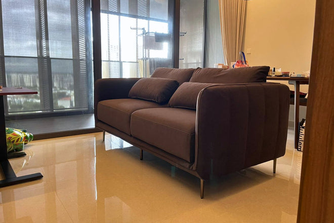 Casper 180cm Dark Grey Fabric Sofa Jocelyn | Jun 26
