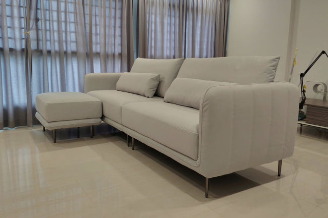 Casper 260cm Grey Fabric Sofa JIL WEE | Aug 26