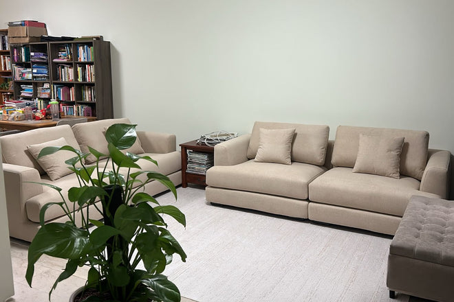 Christy 220cm and 200cm Beige Fabric Sofa Michelle Ng | Sep 26