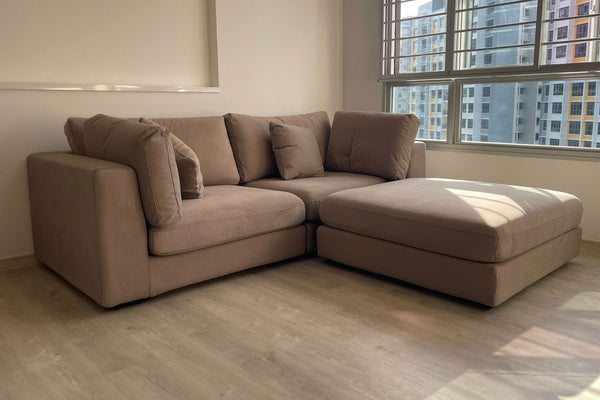 Claudia 220cm Brown (Ease 45) Fabric Sofa Peter Lee | Jan 26