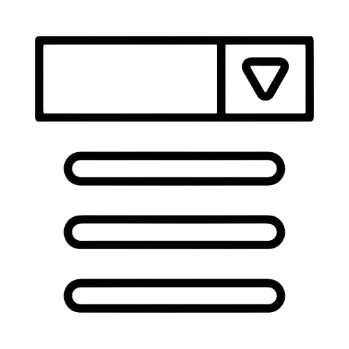 Drop down icon
