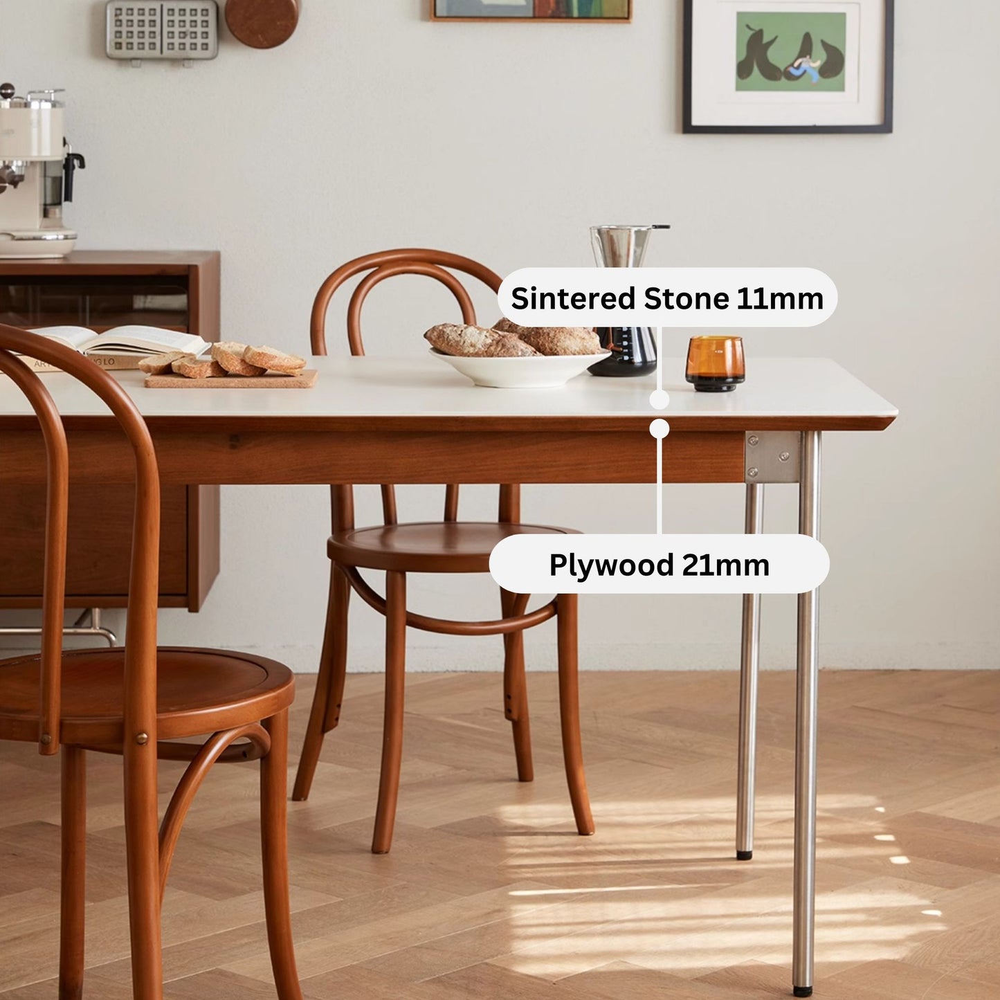 Taylor sintered stone table top thickness