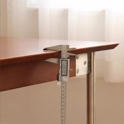 Taylor poplar wood dining table tabletop thickness is 2.07cm