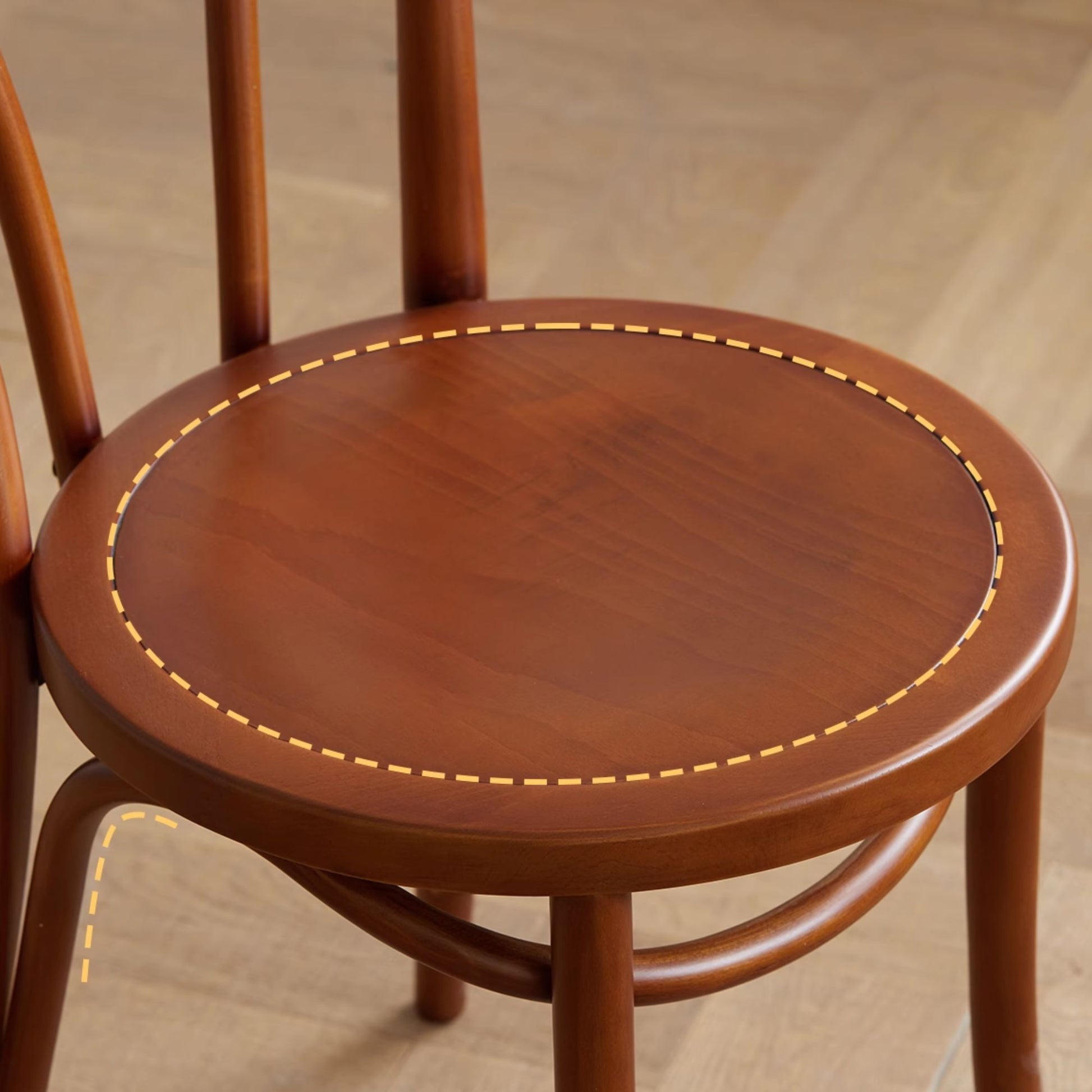 Teddy beech wood chair