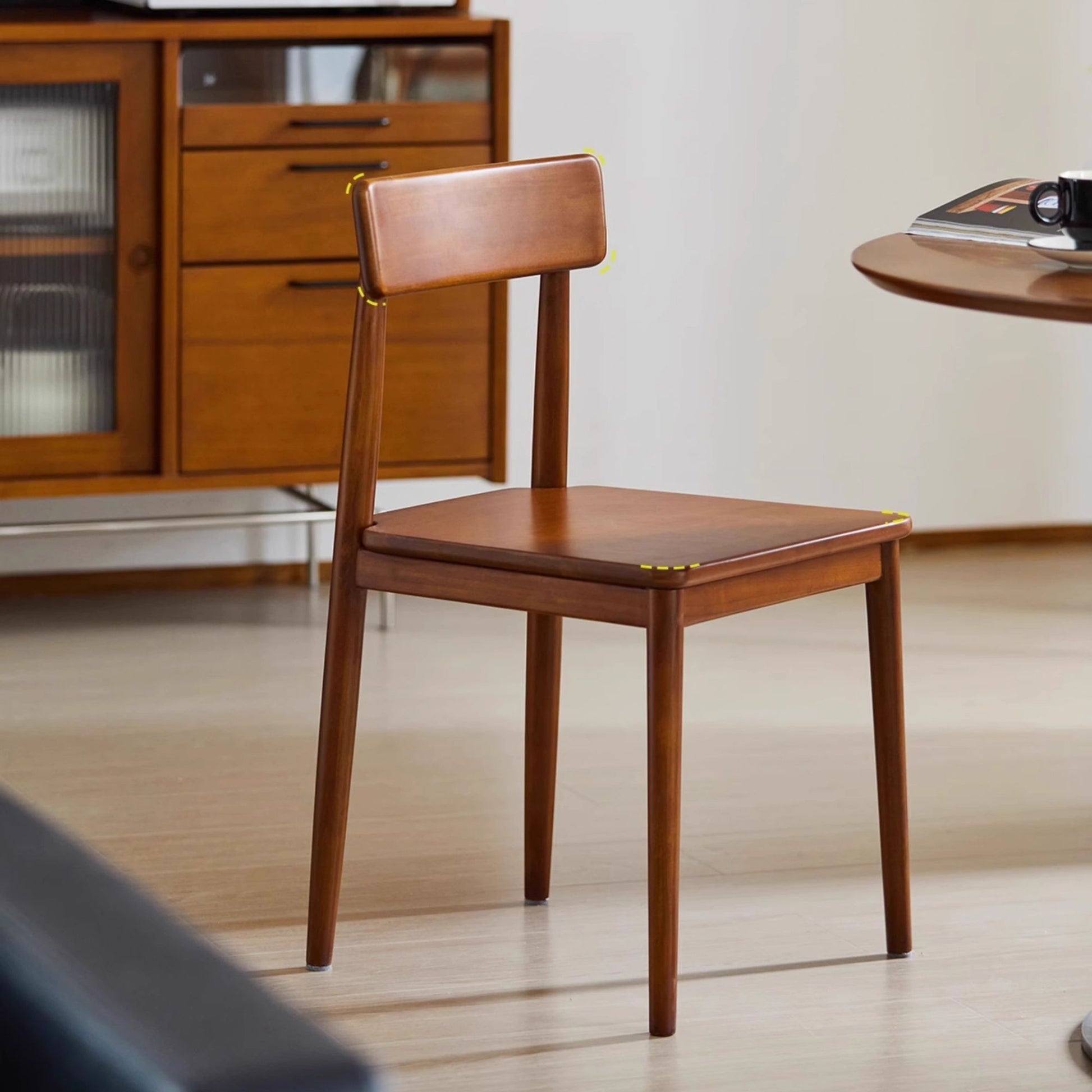 Tranquil poplar wood chair