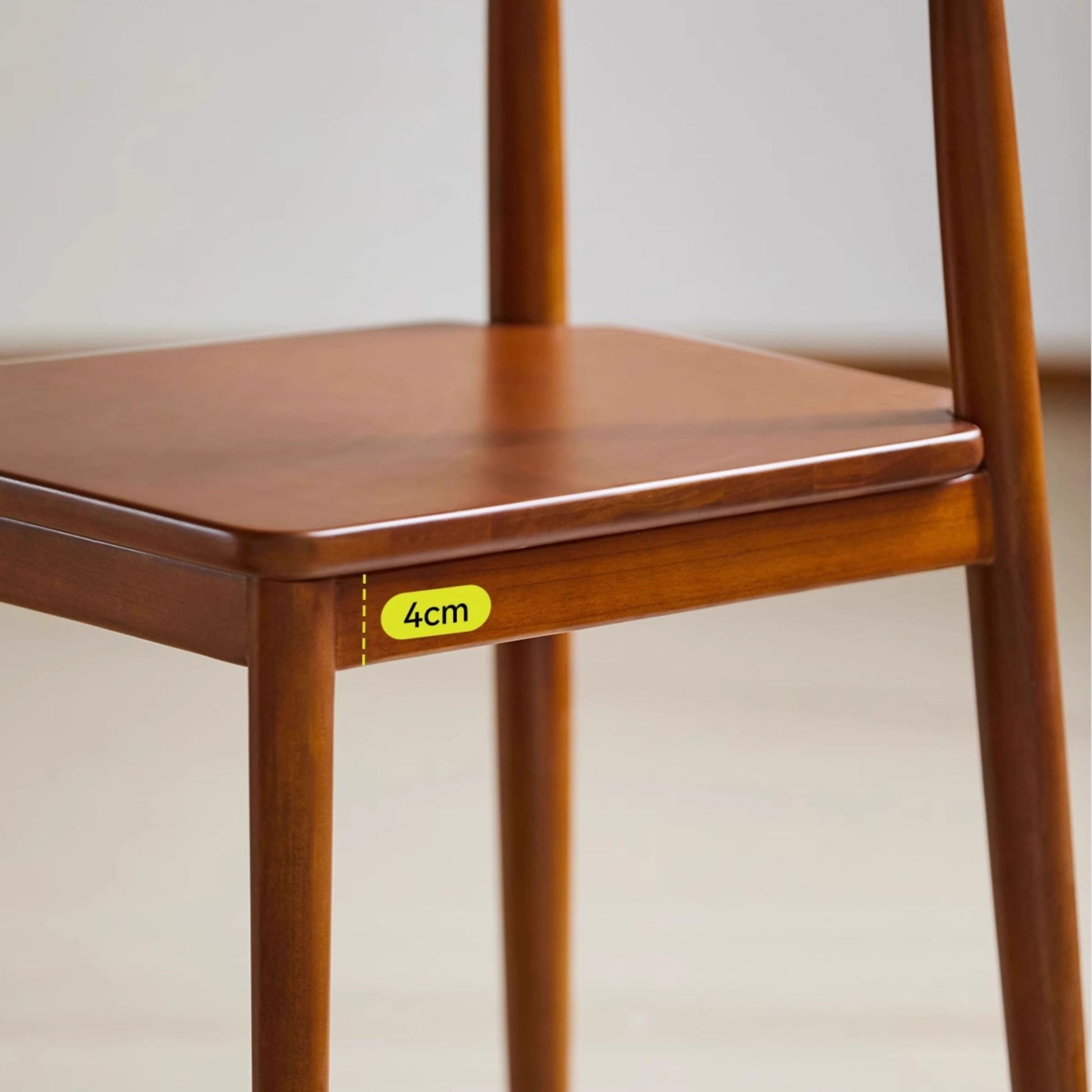 Tranquil chair apron thickness