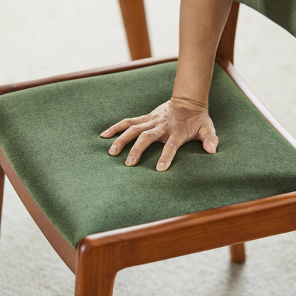 Troy Poplar Wood Fabric Chair