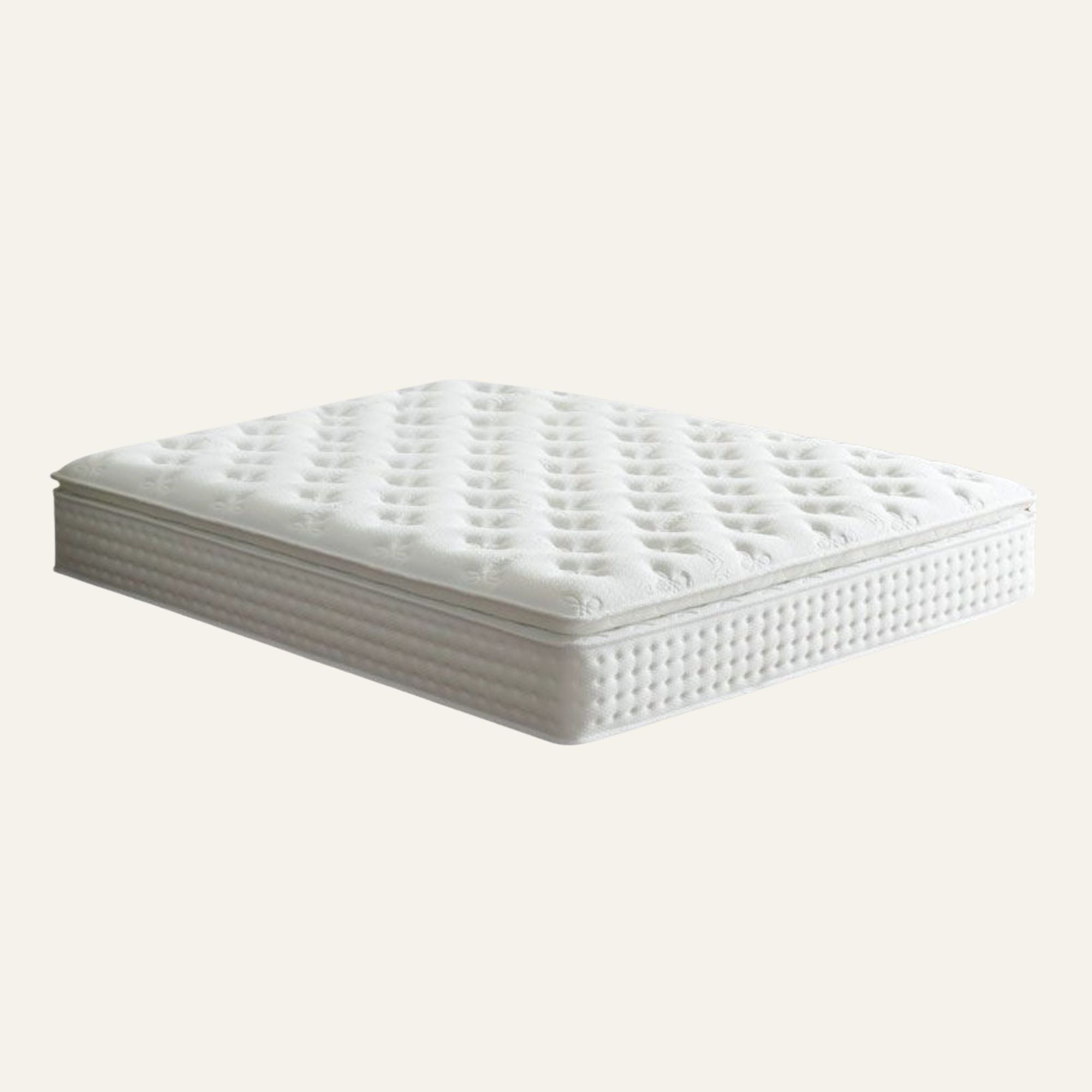 Serenity mattress with pillow top layer on a white background