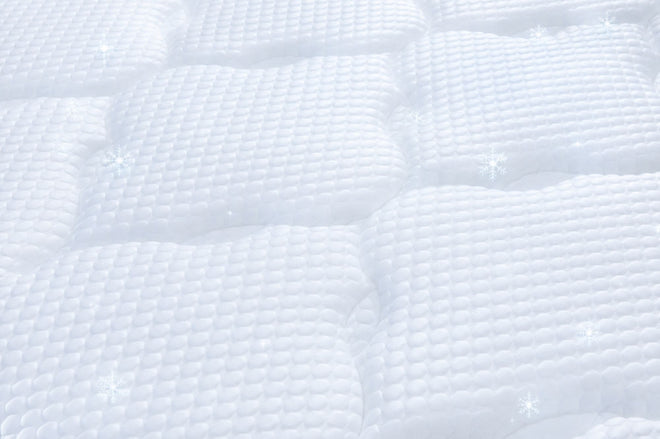 illustration of cool to touch fabric